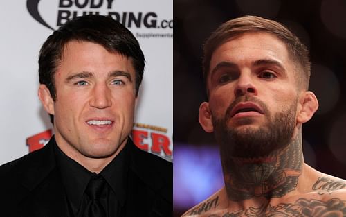 Chael Sonnen (left); Cody Garbrandt (right)