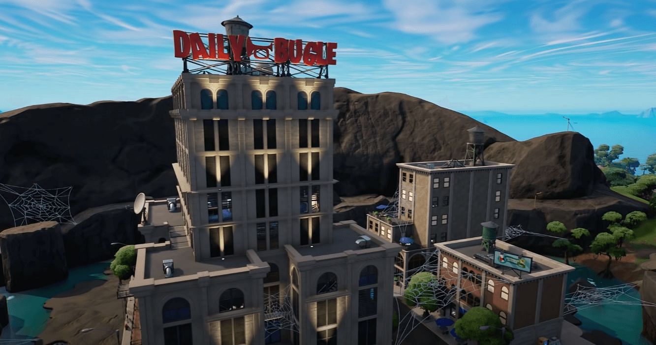 The Daily Bugle (Image via Epic Games)