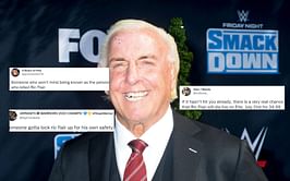 The Wrestling world shares amusing reactions to Ric Flair's last match