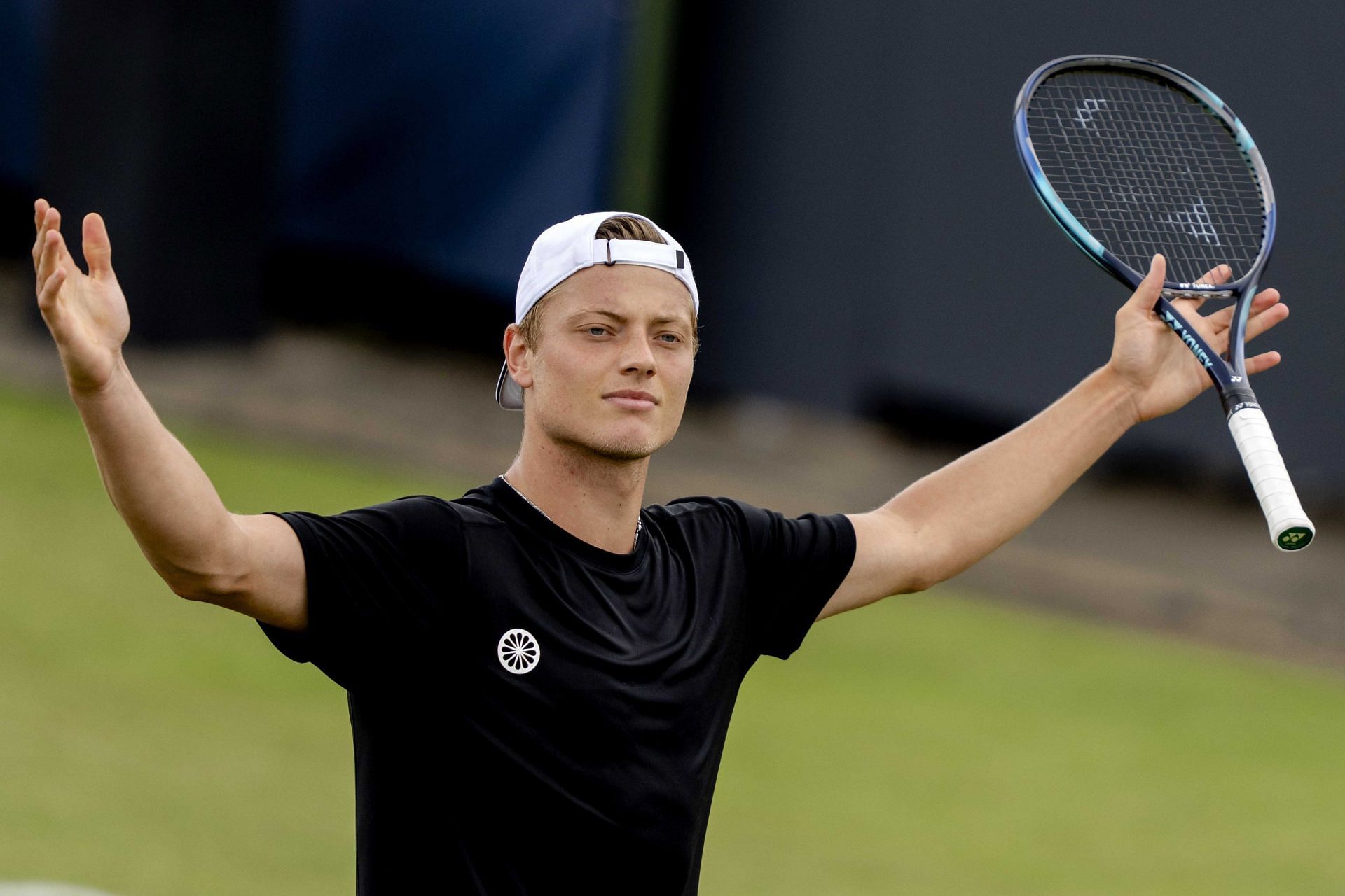 Tim van Rijthoven at the 2022 Libema Open. [PC: Twitter/WeAreTennis]