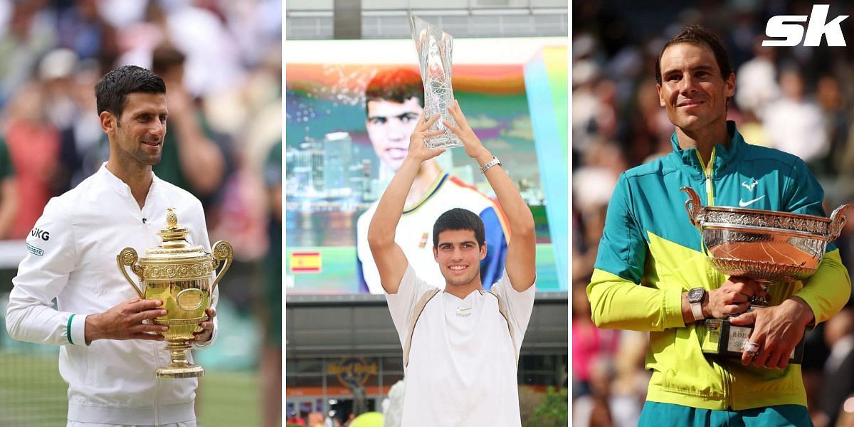 Novak Djokovic, Rafael Nadal, and Carlos Alcaraz are the favorites to win Wimbledon, according to bookmakers.