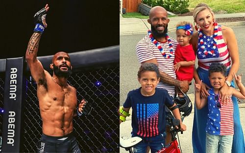 World's mightiest dad. Demetrious Johnson is one of the best MMA fighters ever and is also an awesome dad of three. (Images courtesy: ONE Championship, @mighty on Instagram)