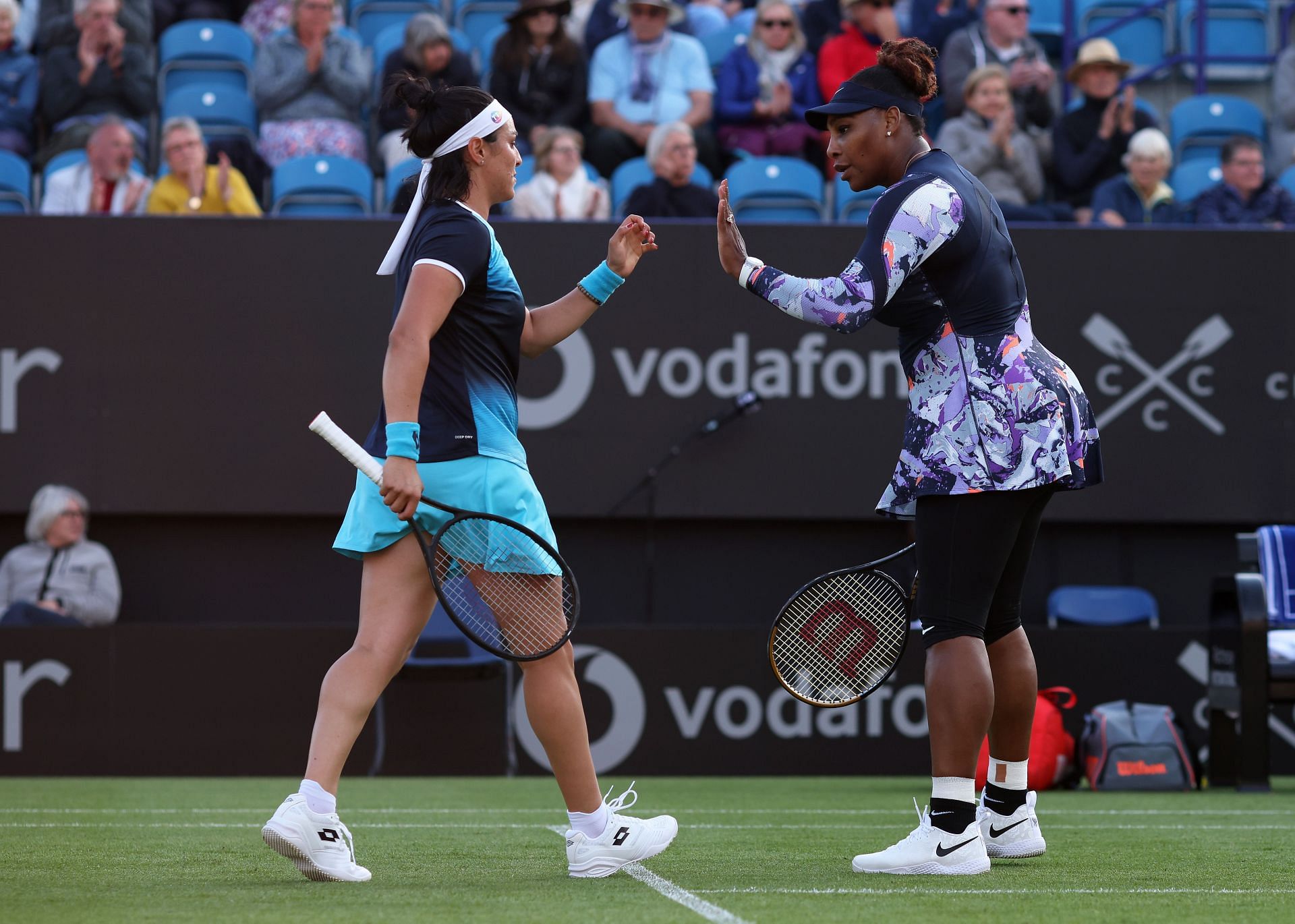 Ons Jabeur is partnering with Serena Williams at the Rothesay International Eastbourne