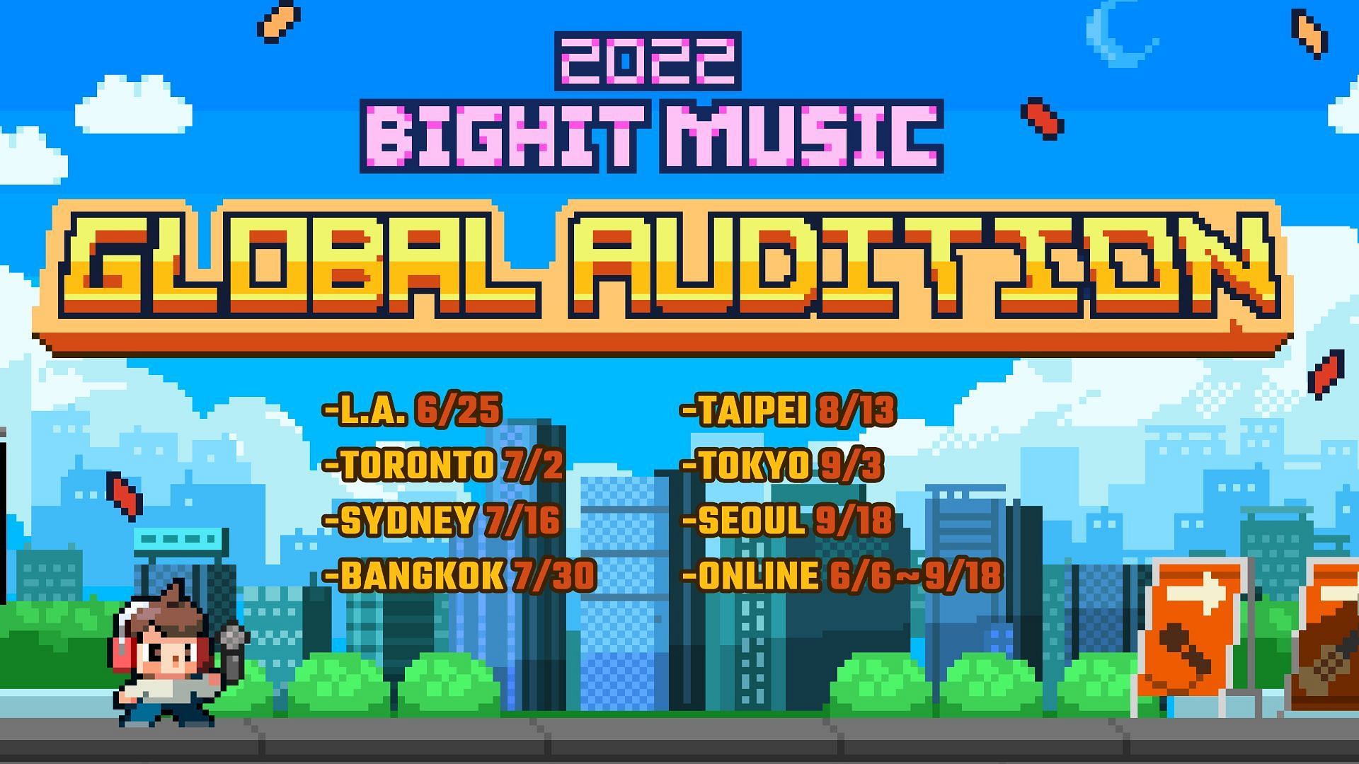 BIG HIT MUSIC global audition (Image via BIG HIT MUSIC)