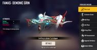 FAMAS - Demonic Grin स्किन (Image via Garena)