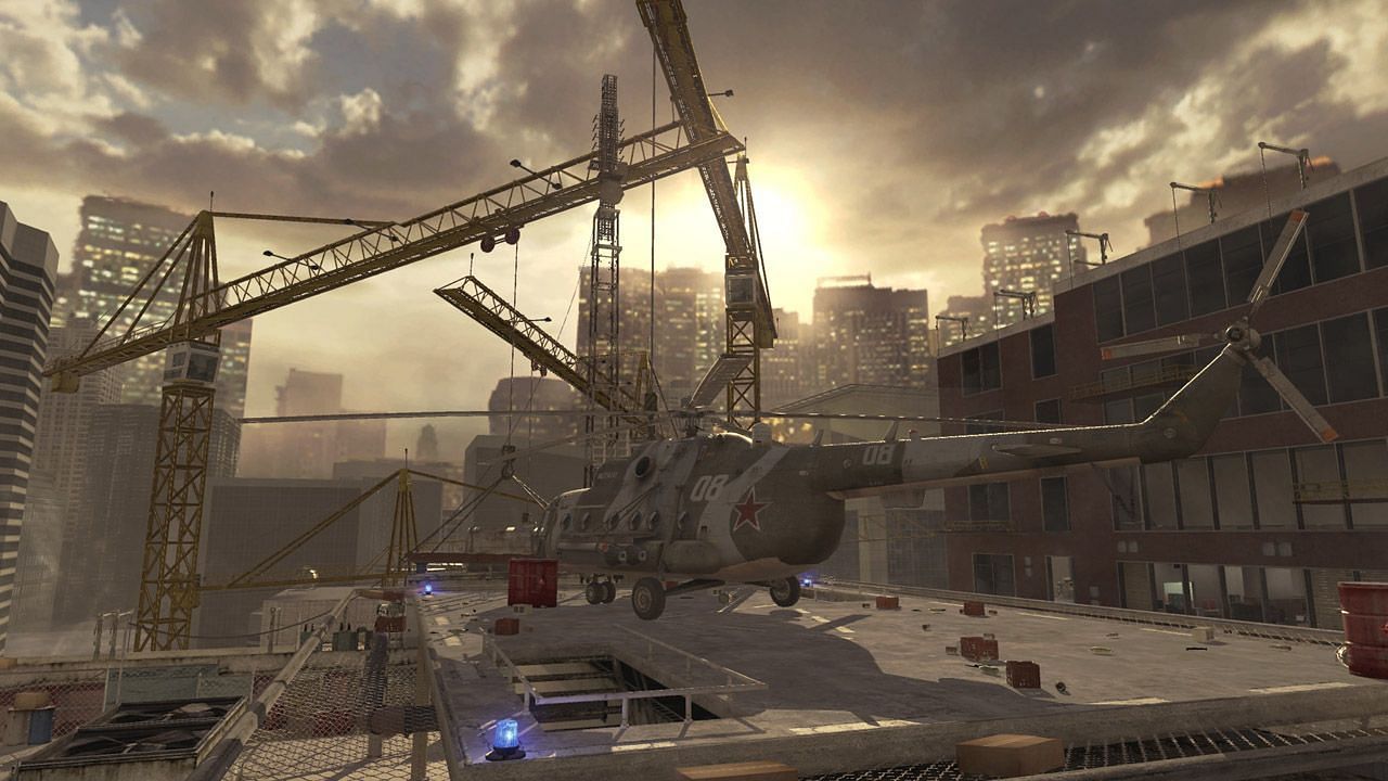 Highrise as it appears in Call of Duty: Modern Warfare 2 (Image via Activision)