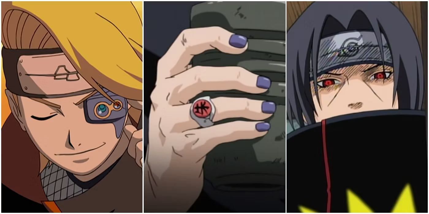 Akatsuki rings  Naruto, Akatsuki clan, Naruto rings