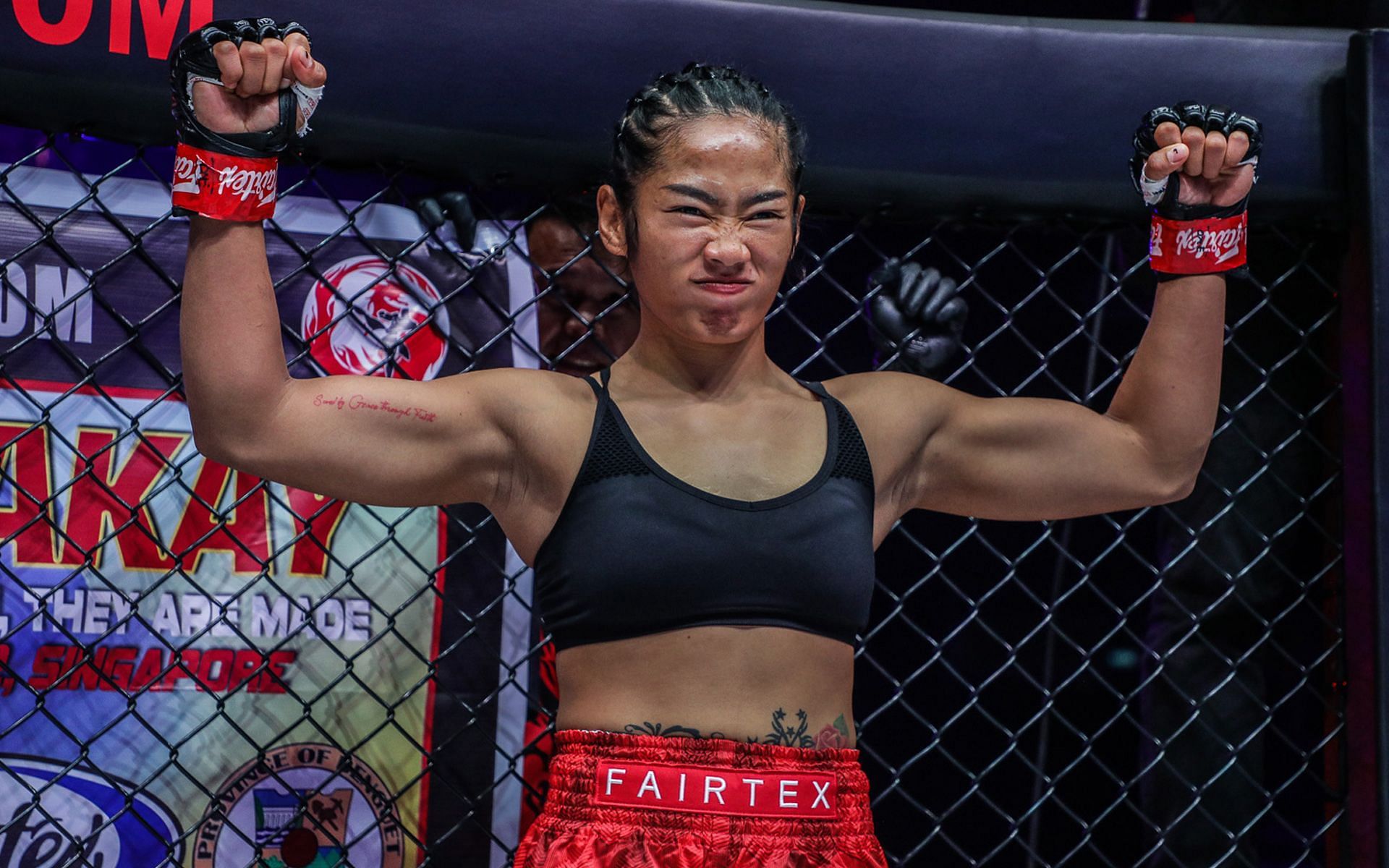 Jenelyn Olsim is thankful for the opportunities opened by martial arts. [Photo: ONE Championship]