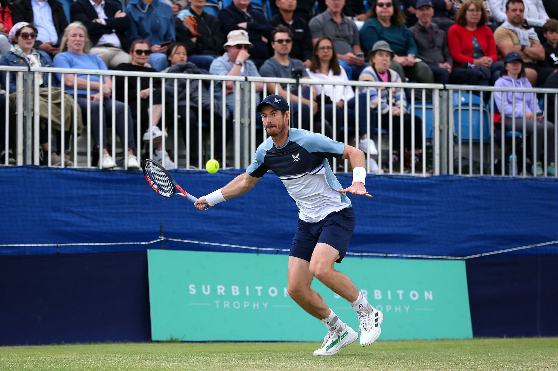 Andy Murray at the 2022 Surbiton Trophy