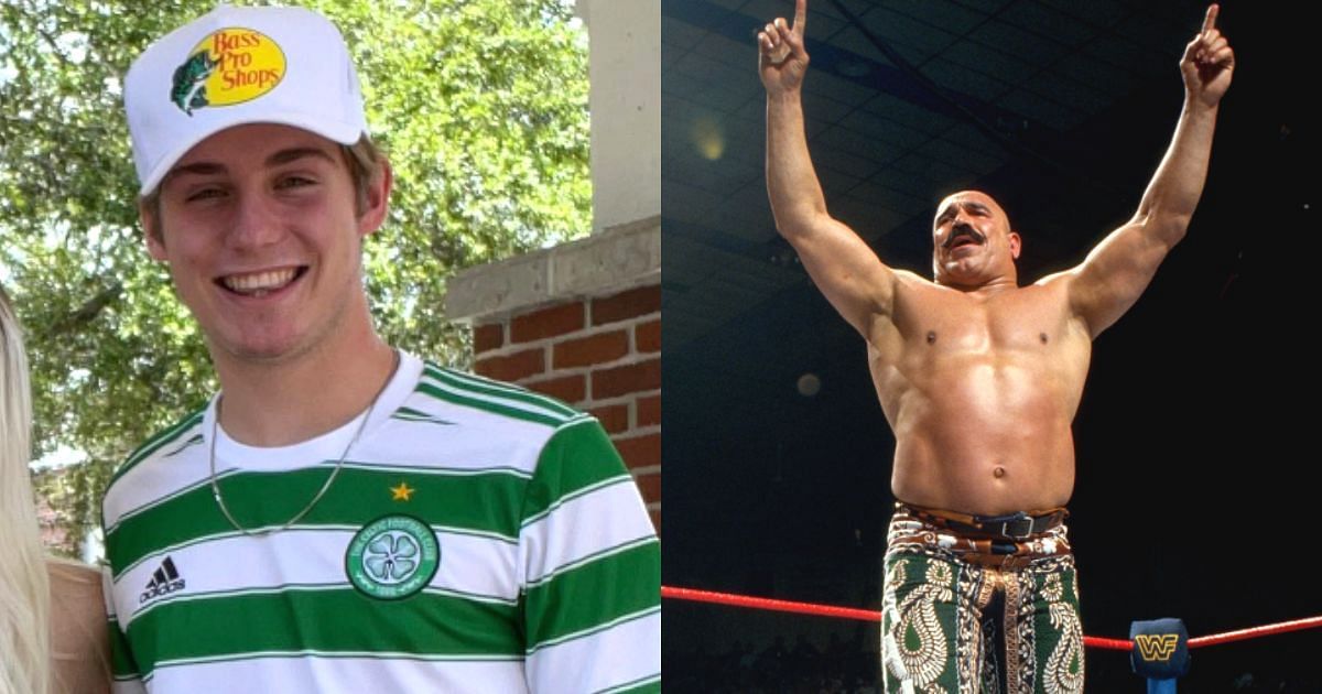 Scotty 2 Hotty&#039;s son and The Iron Sheik.