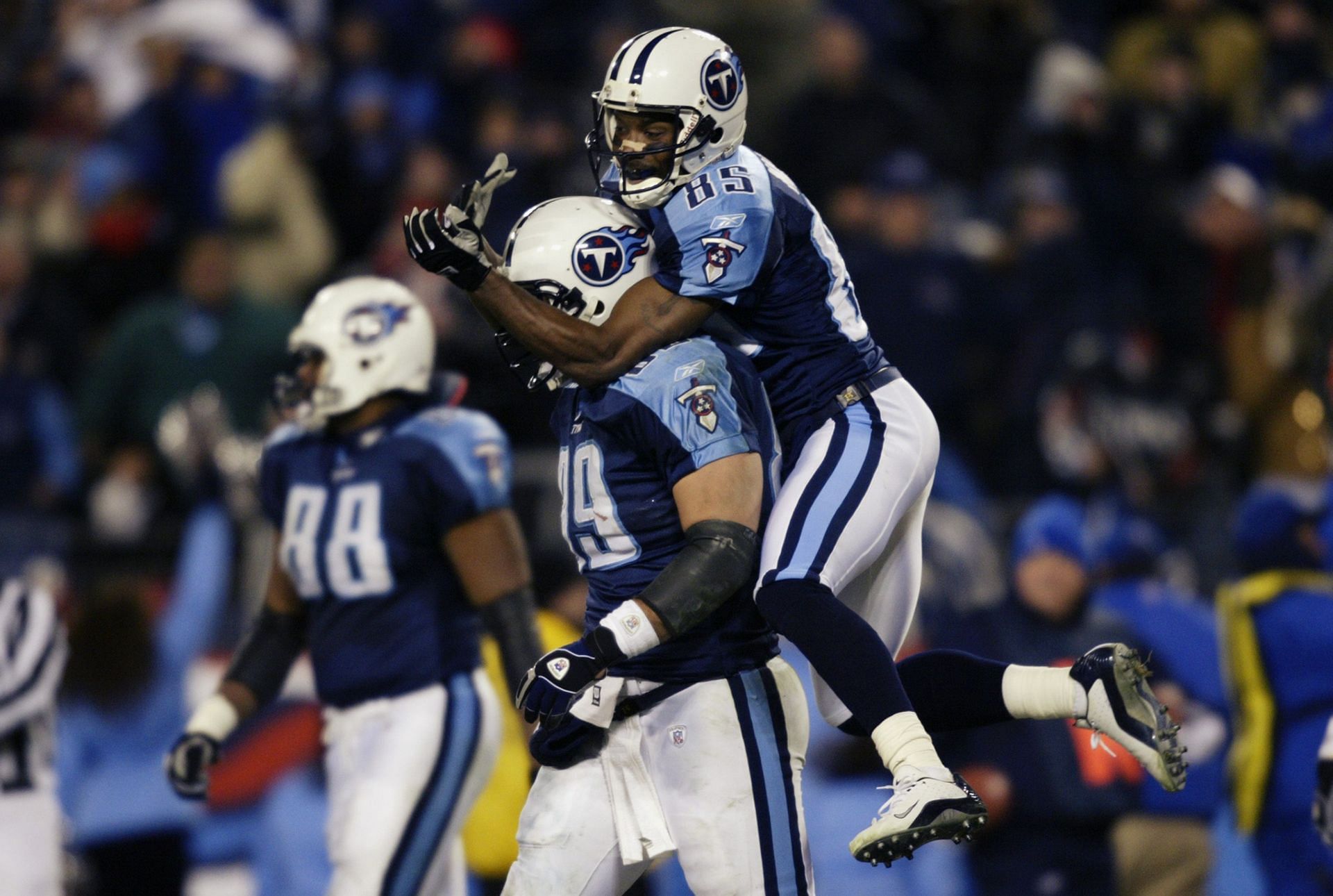 Tennessee Titans celebrate a victory