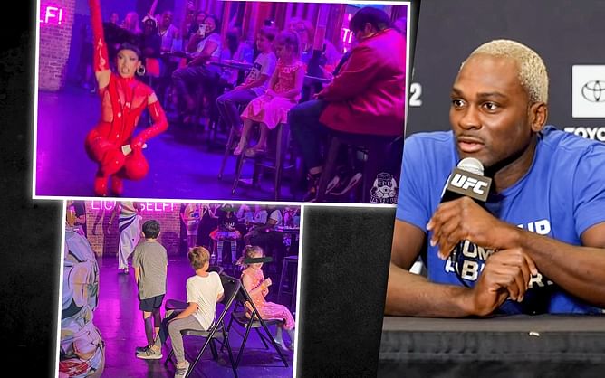 "This is some BS" - Derek Brunson takes issue with presence of children at drag show, says he has "no problem with gay people"
