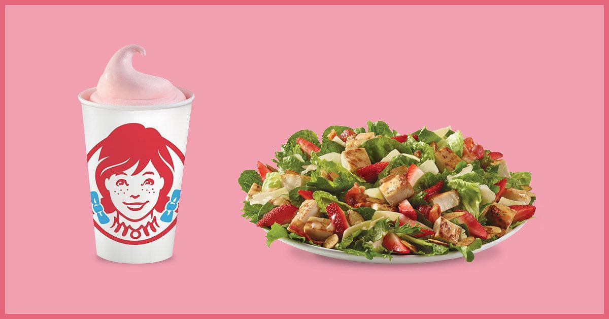 Wendy&#039;s launches a new Strawberry Frosty flavor and brings back Summer Strawberry Chicken Salad for a limited time (Image via Wendy&#039;s)