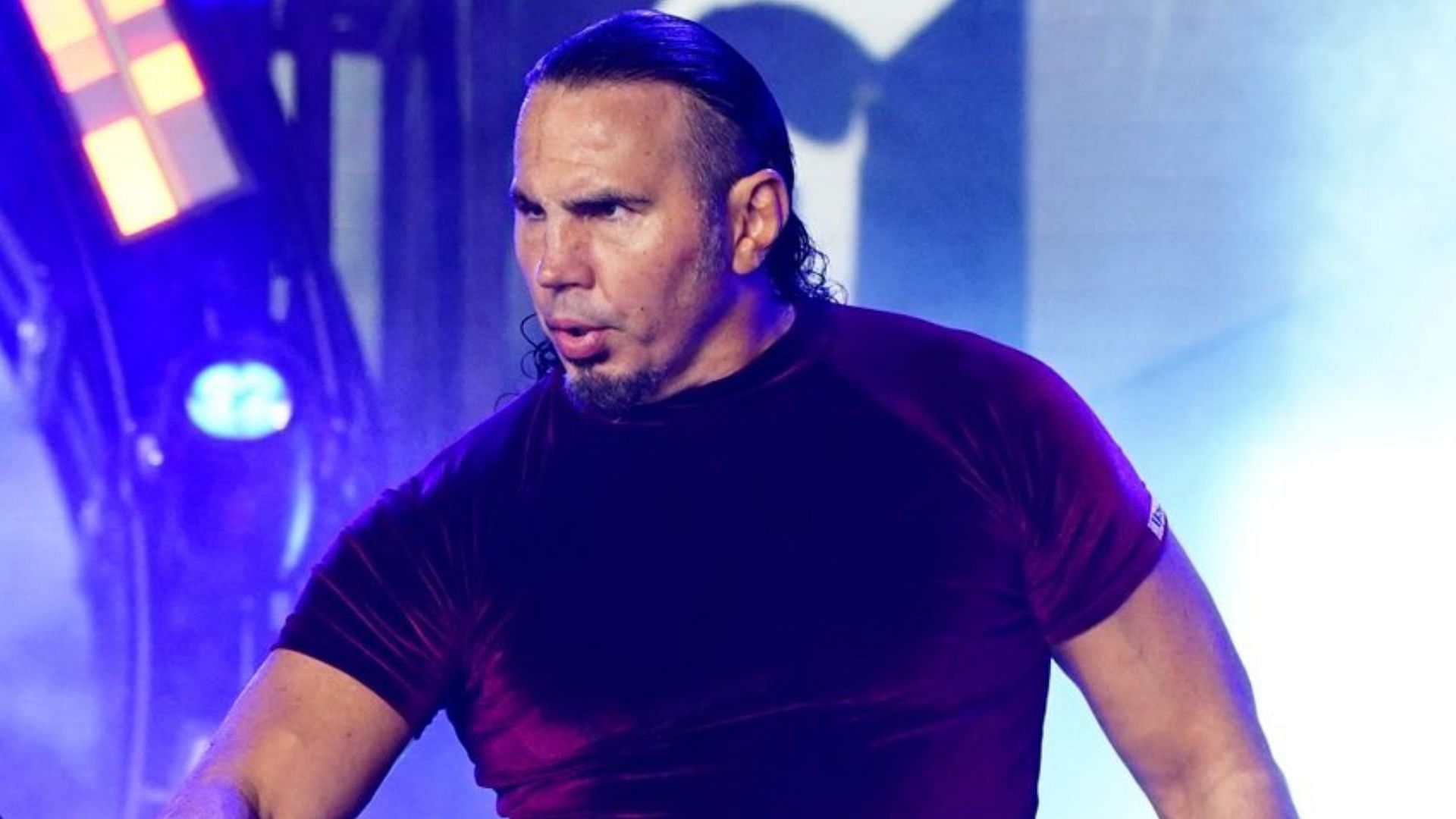 Matt Hardy making his entrance at an AEW event!