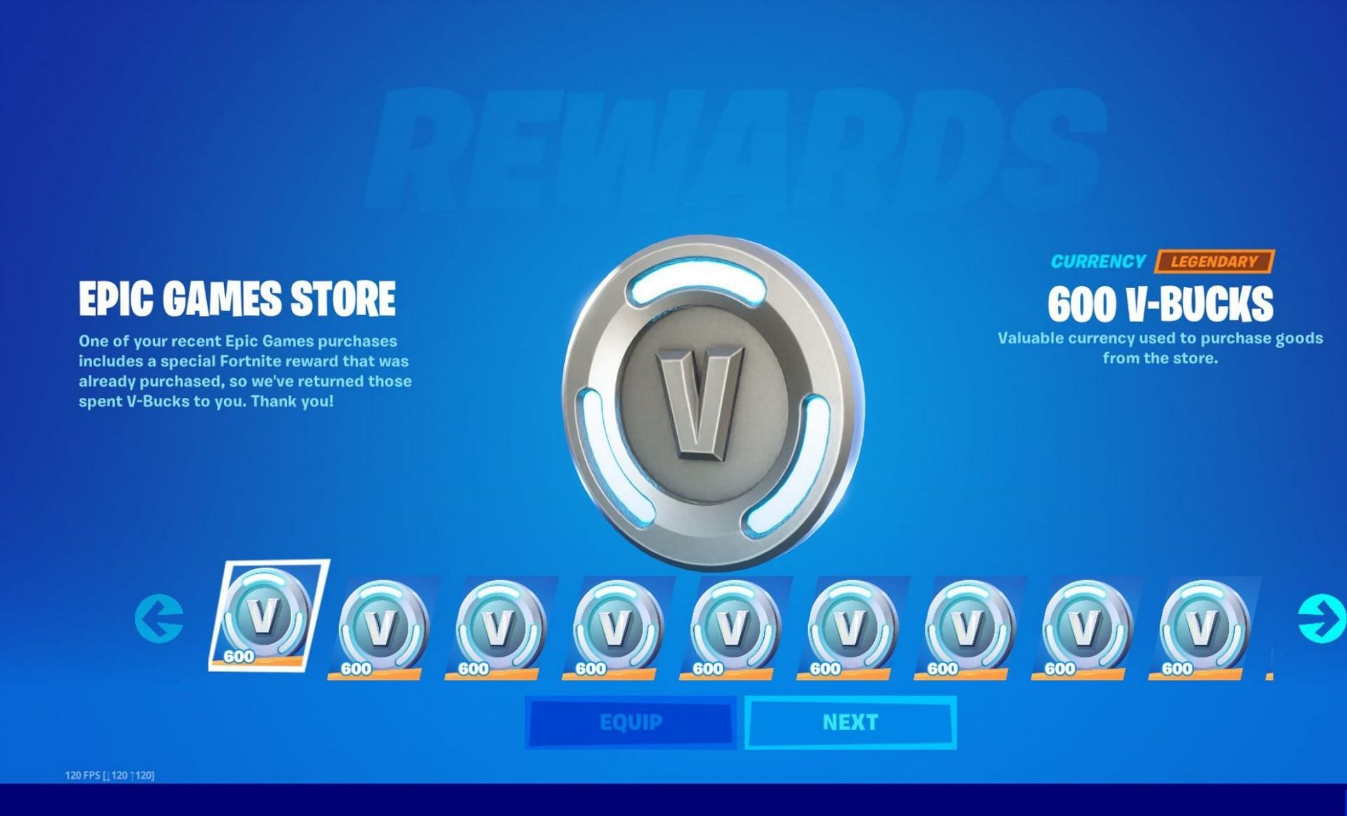 Fortnite players got thousands of V-Bucks for almost free