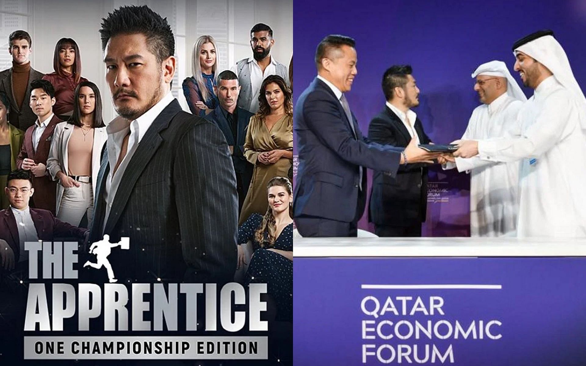 The Apprentice: ONE Championship Edition (L) will feature Qatar after a partnership was forged between the country and Group ONE Holdings. | [Photos: ONE Championship]