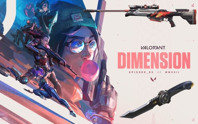 Valorant to introduce Shimmer, Spitfire, Task Force 809 collections and more in Episode 5 Dimension Battlepass