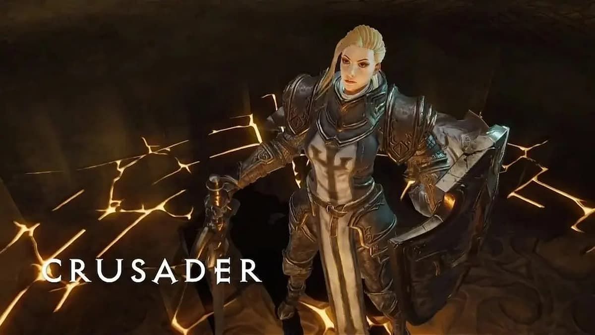 The Crusader is a powerhouse of a class in Diablo Immortal (Image via Blizzard Entertainment)