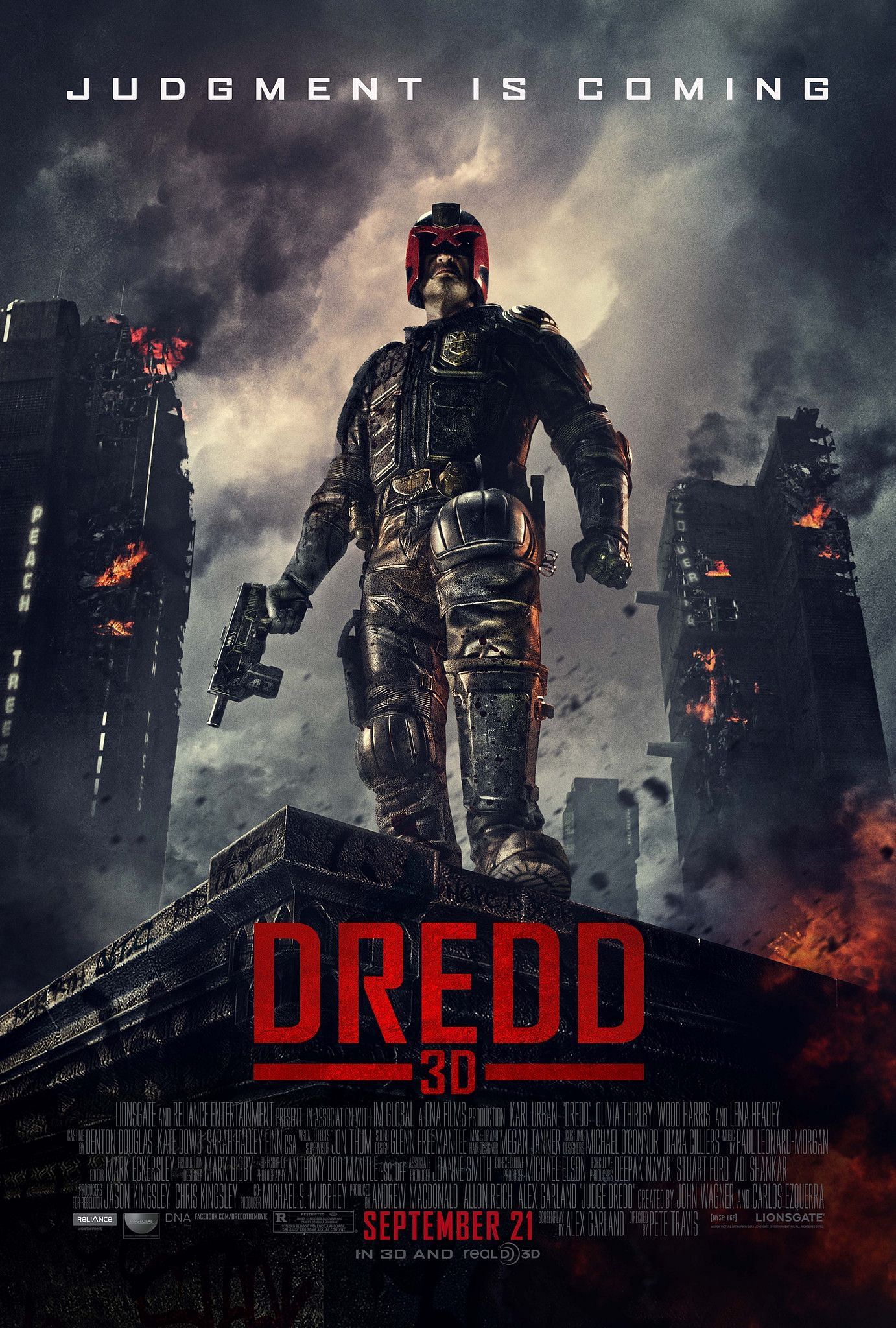 Dredd, 2012 (Image via Lionsgate)