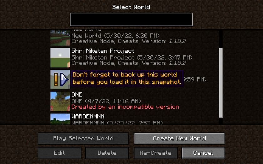 How to Restore Deleted Minecraft Worlds Without Backup (on
