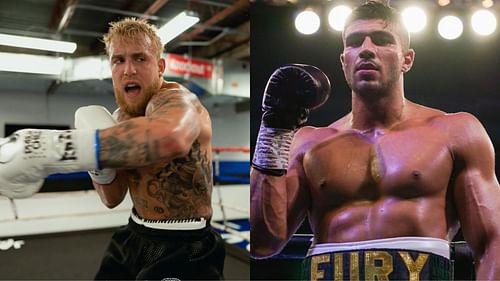 Jake Paul (left, @jakepaul), Tommy Fury (right, @tommyfury) [images courtesy of Instagram]