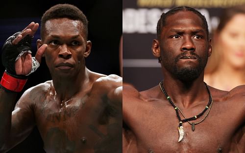 Israel Adesanya (left) and Jared Cannonier (right) (Images via Getty)