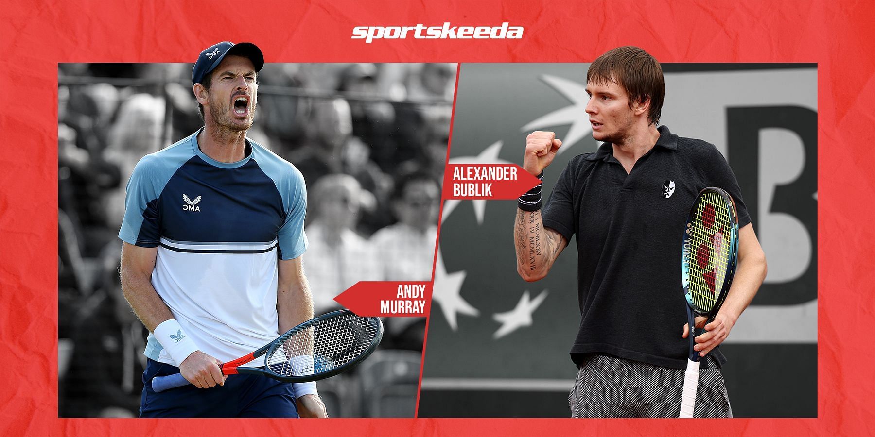 Andy Murray and Alexander Bublik are set to meet for the third time this year