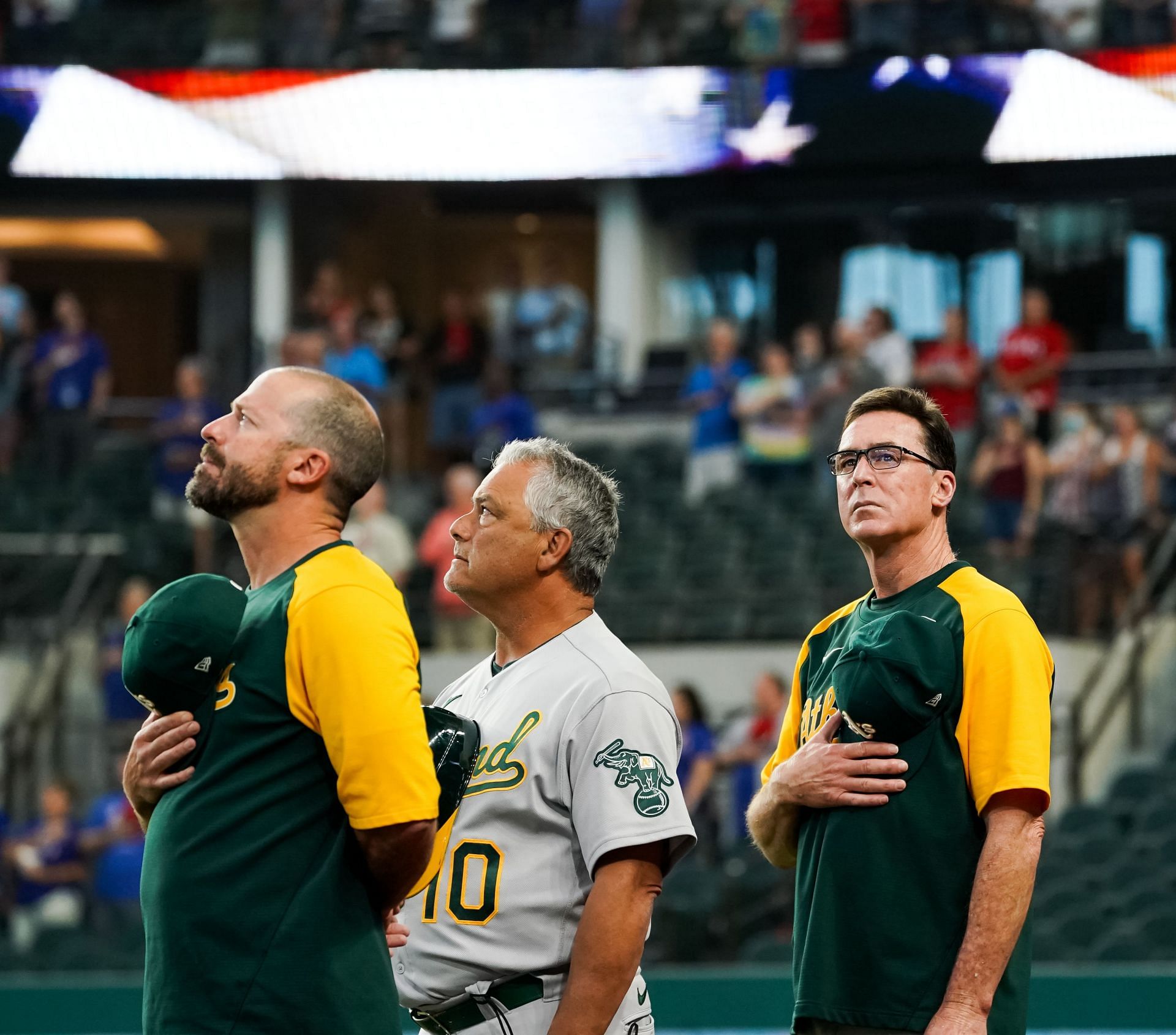 The Oakland Athletics hosted the most unconventional national anthem performance you&#039;ll ever see before Sunday afternoon&#039;s game.