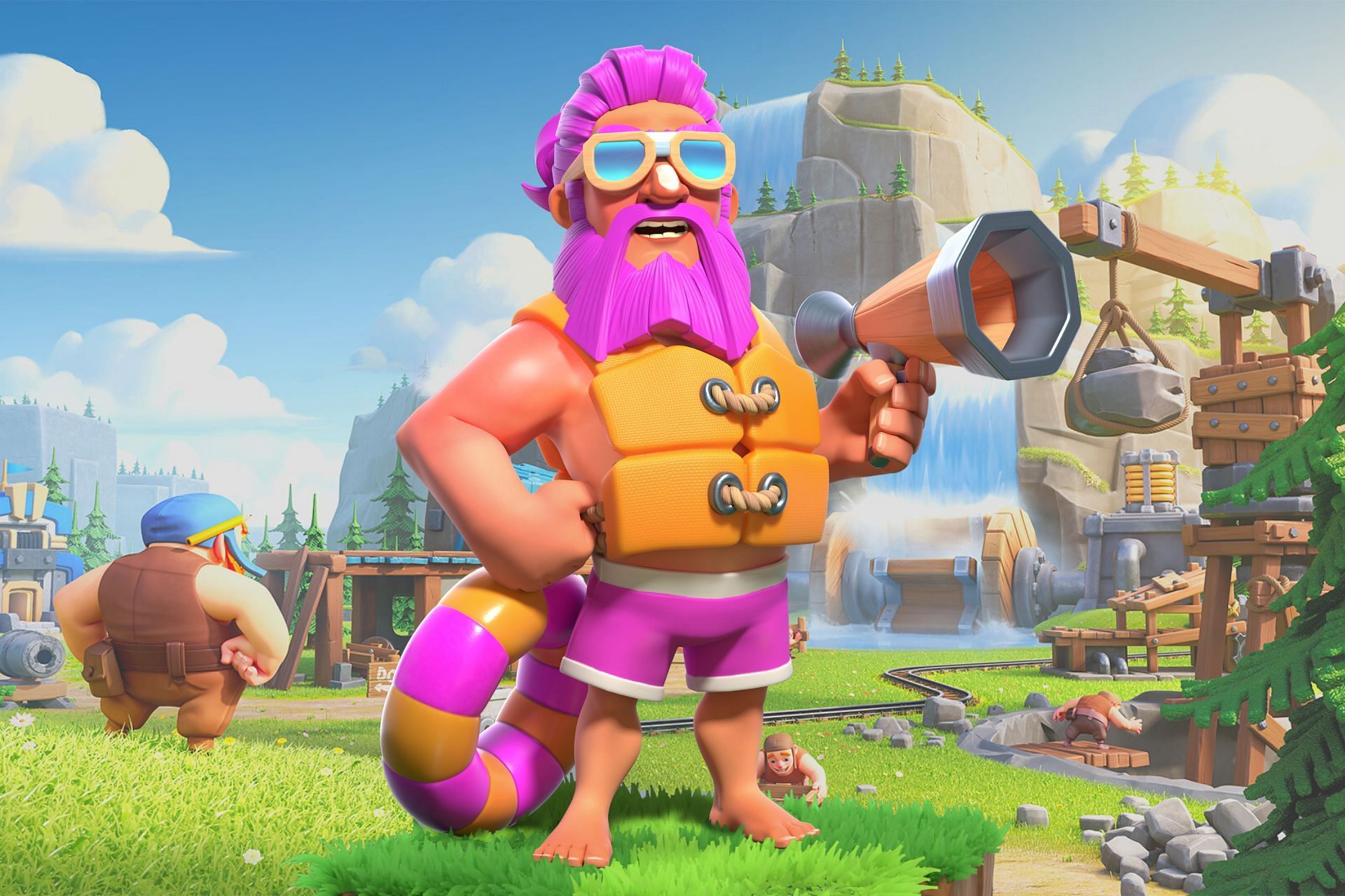 Exclusive Summer Warden hero skin in Clash of Clans (Image via Sportskeeda)