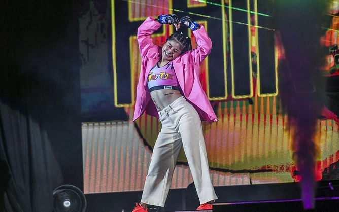 "Full-time athlete, full-time K-pop star" - Stamp Fairtex is a dancing machine