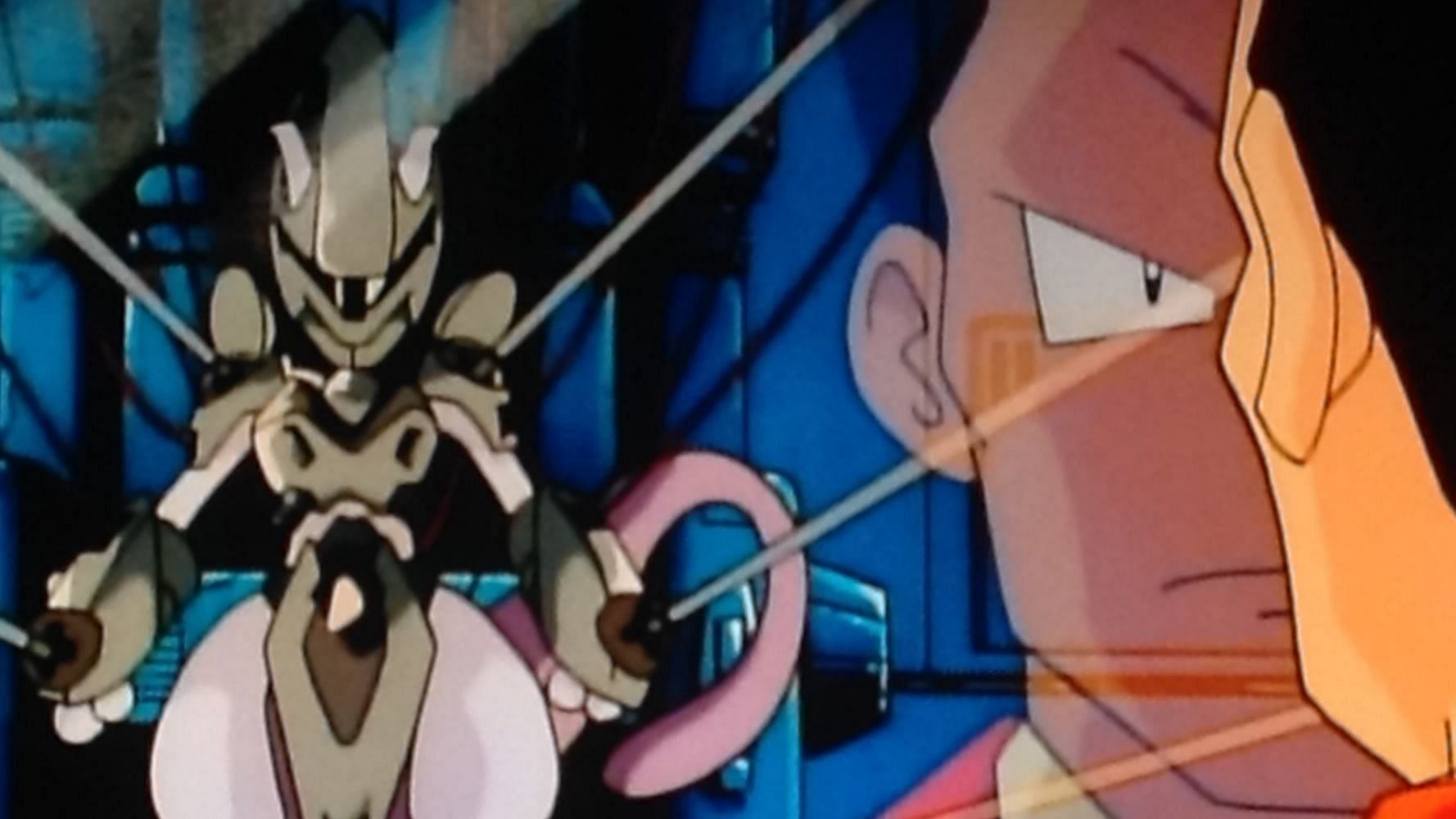 Mewtwo and his weird armor (Image via OLM, Inc)