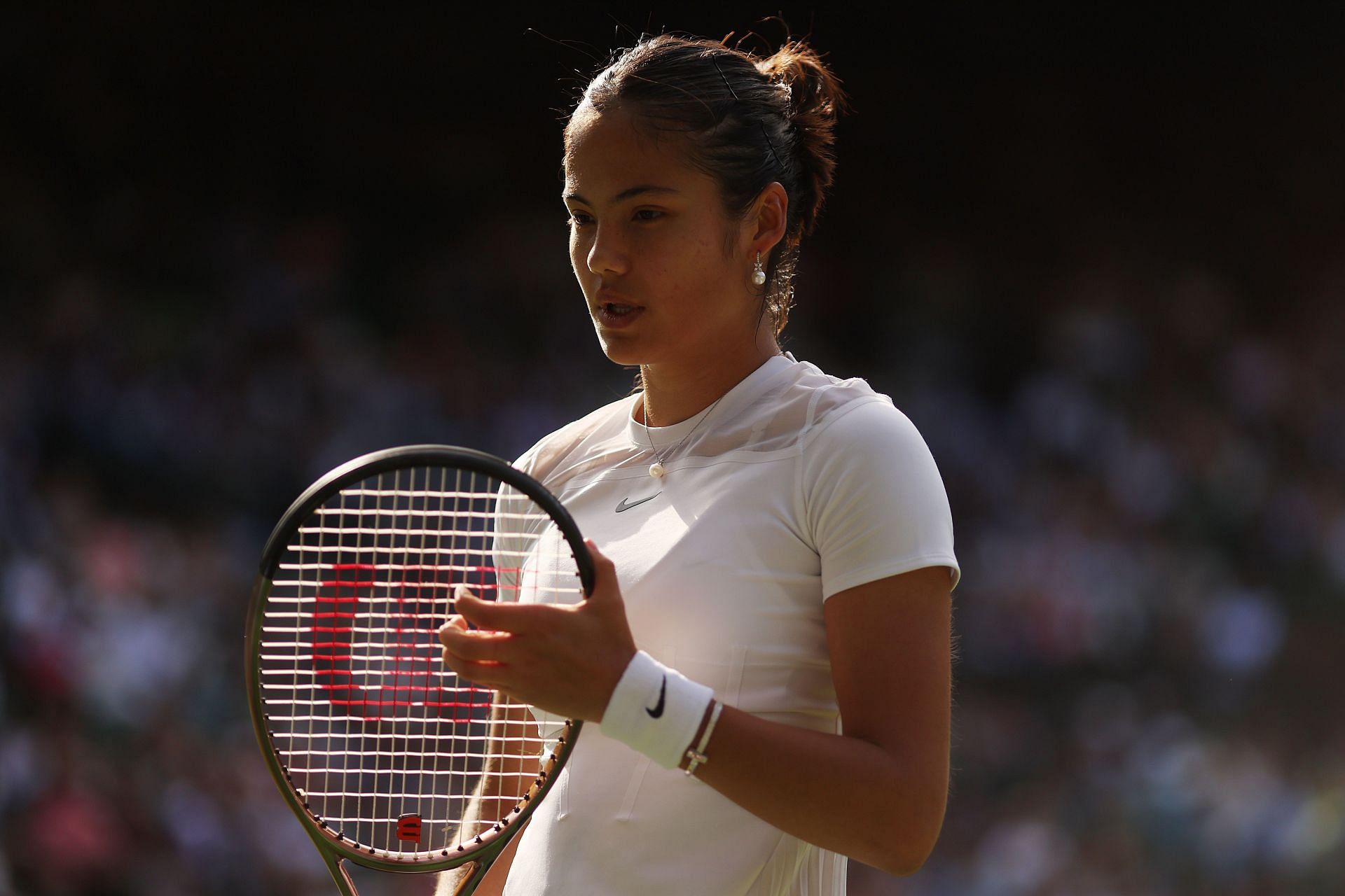 Emma Raducanu takes on Caroline Garica in the second round of the 2022 Wimbledon