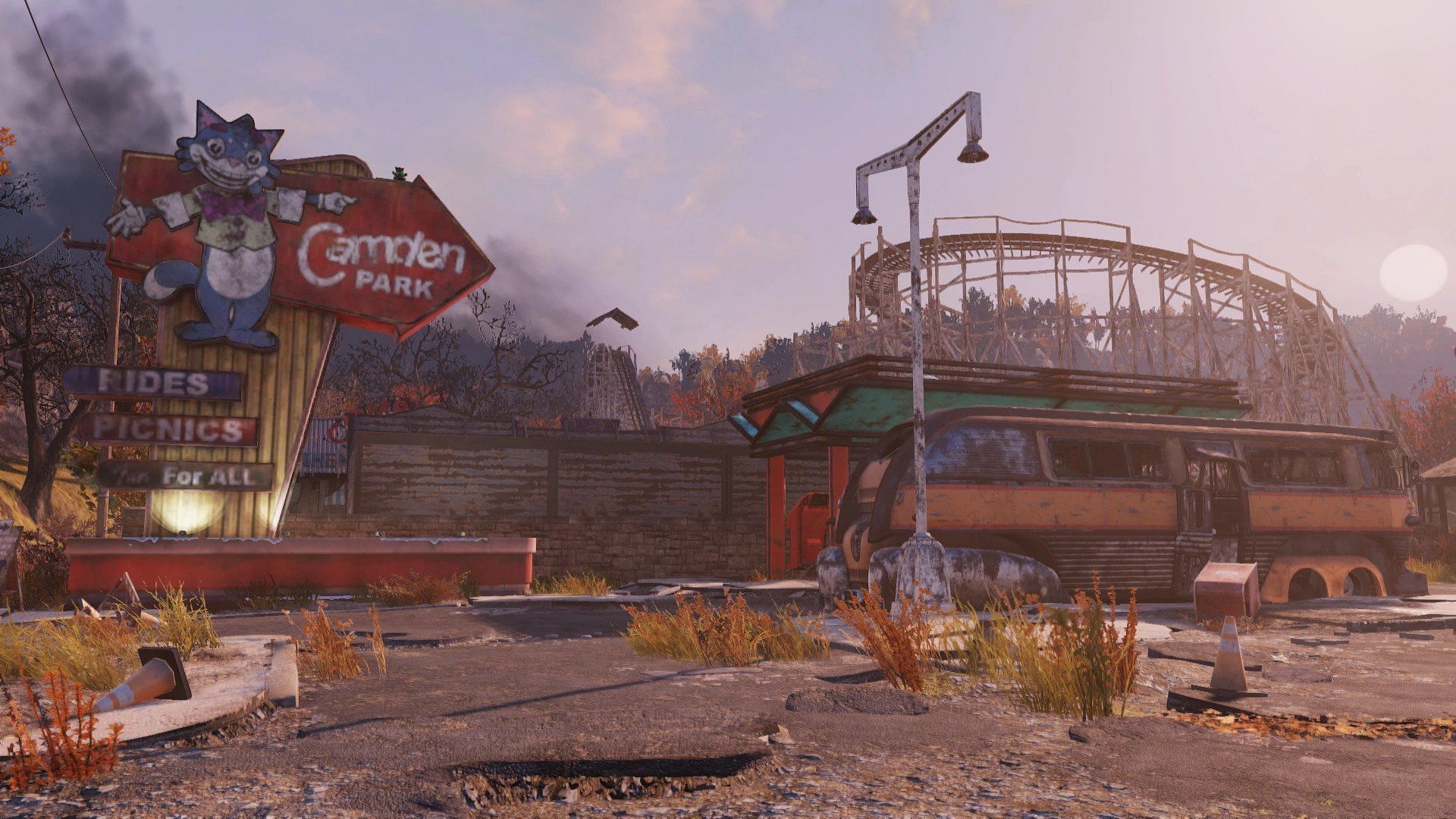 Camden Park as seen in Fallout 76 (Image via Bethesda)