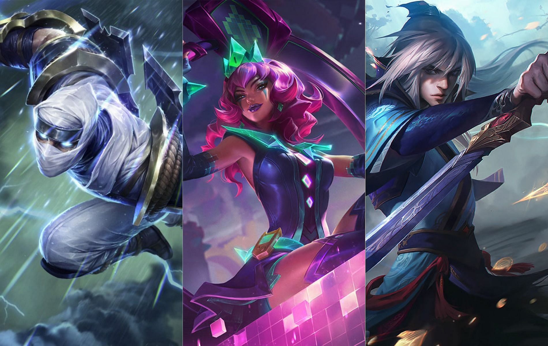 The AD Assasin Lethality buffs will not be arriving with League of Legends patch 12.11 (Images via League of Legends)