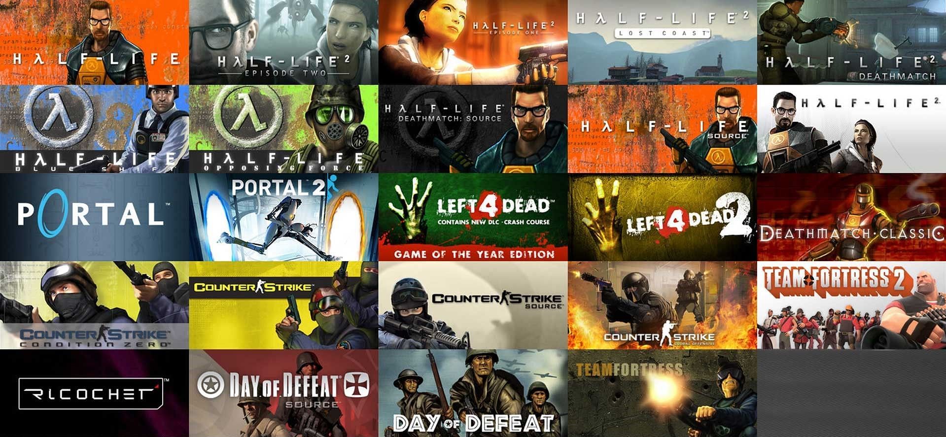 These games define PC gaming (Image via Valve)