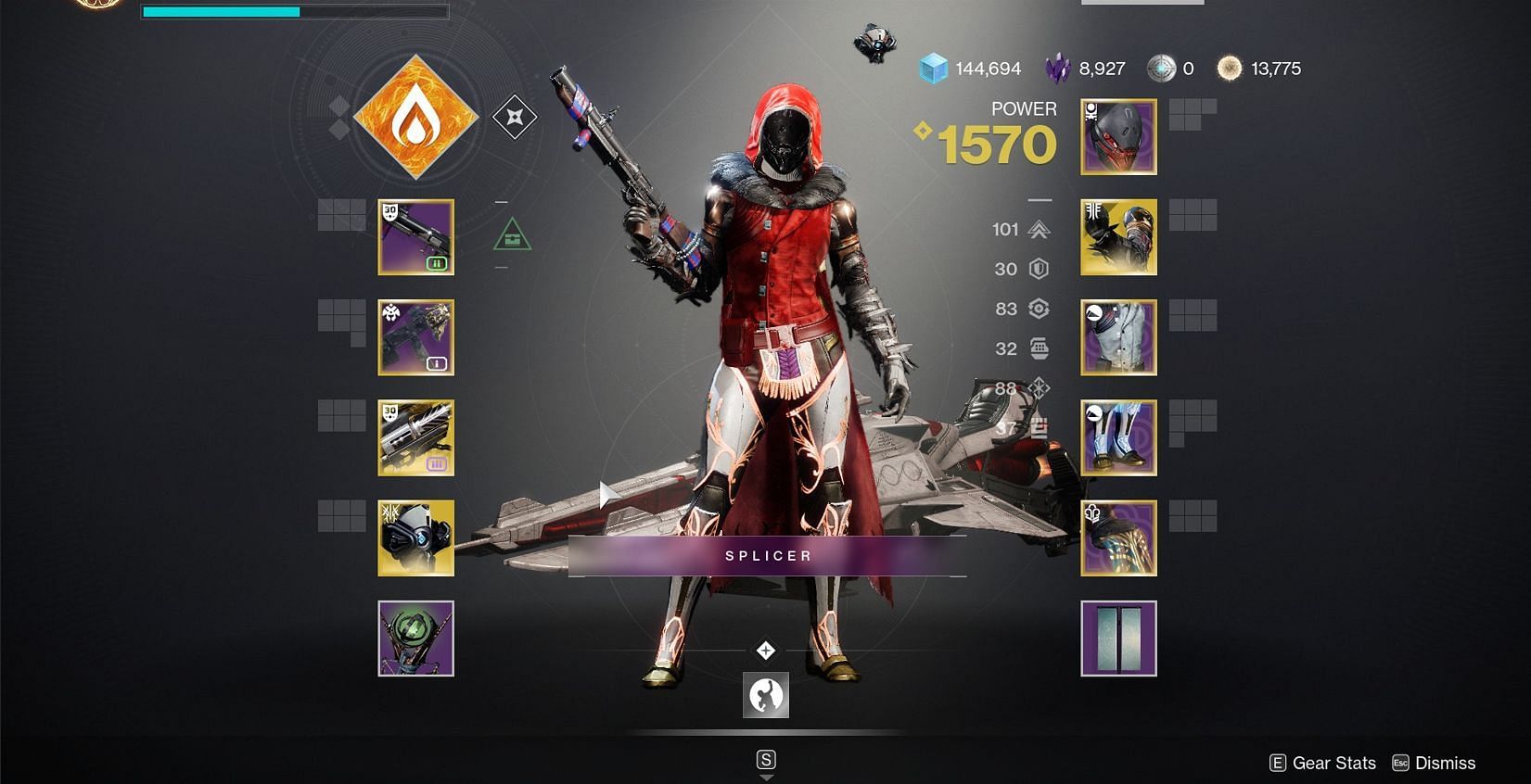 Player loadout in Destiny 2 (Image via Destiny 2)