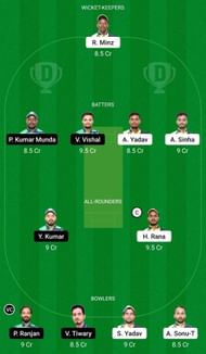 Dream11 Team for Ranchi Raiders vs Dhanbad Dynamos - Jharkhand T20 Trophy 2022.