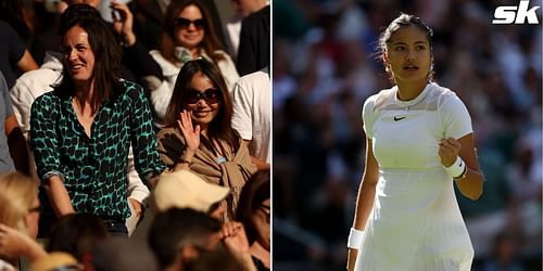 Emma Raducanu's mother and childhood coach were spotted in her player box at the 2022 Wimbledon