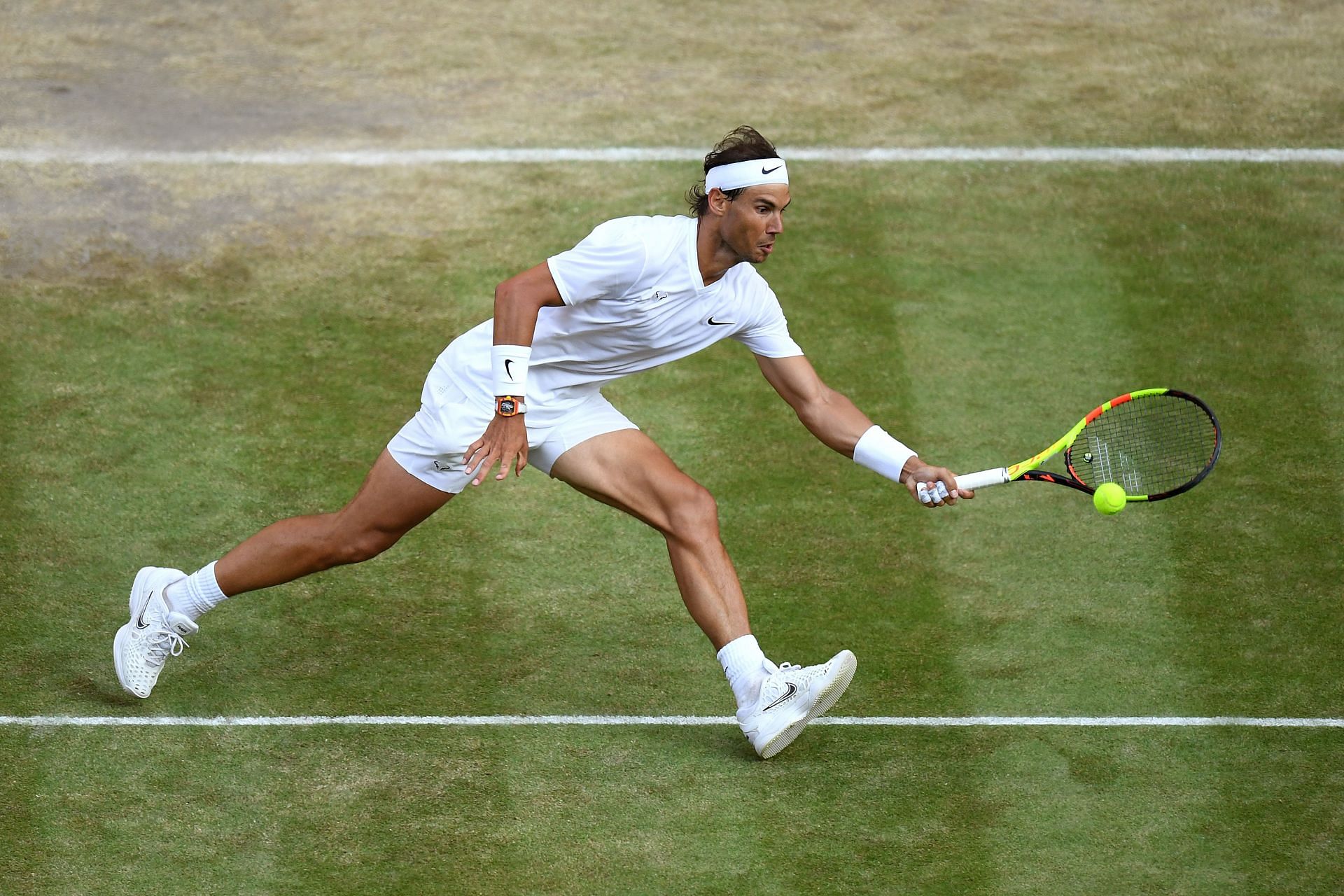 Rafael Nadal's last Wimbledon appearance was in 2019.