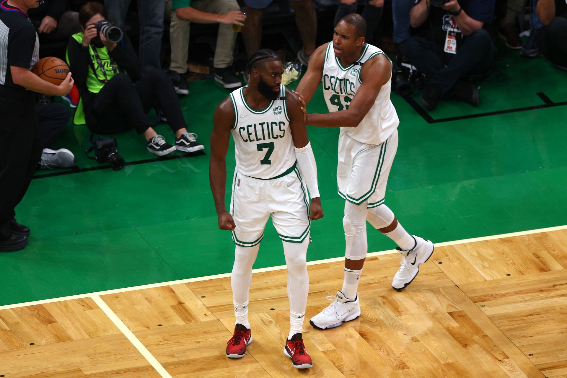 Boston Celtics during the 2022 NBA Finals - Game Three