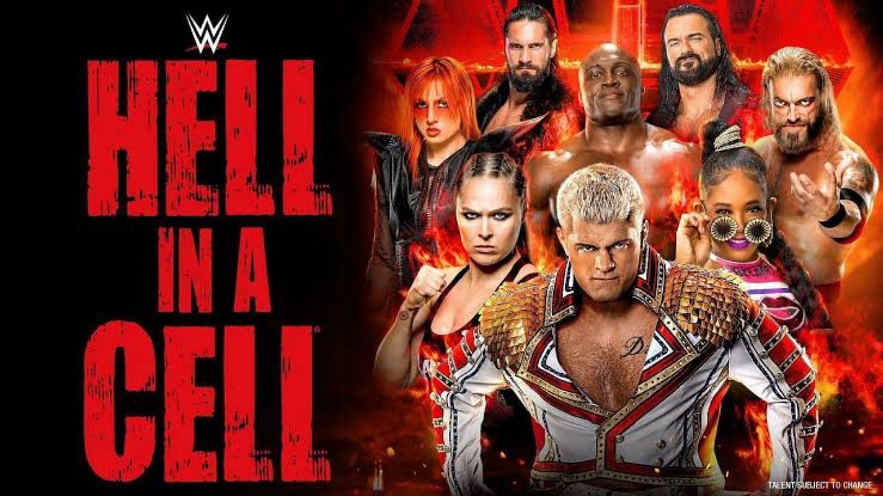 WWE Hell in a Cell 2022 के लिए कुल 7 मैचों का ऐलान किया गया है