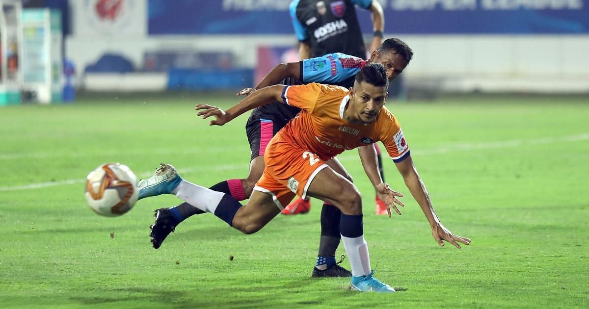 Seriton Fernandes in action for FC Goa (ISL Media).
