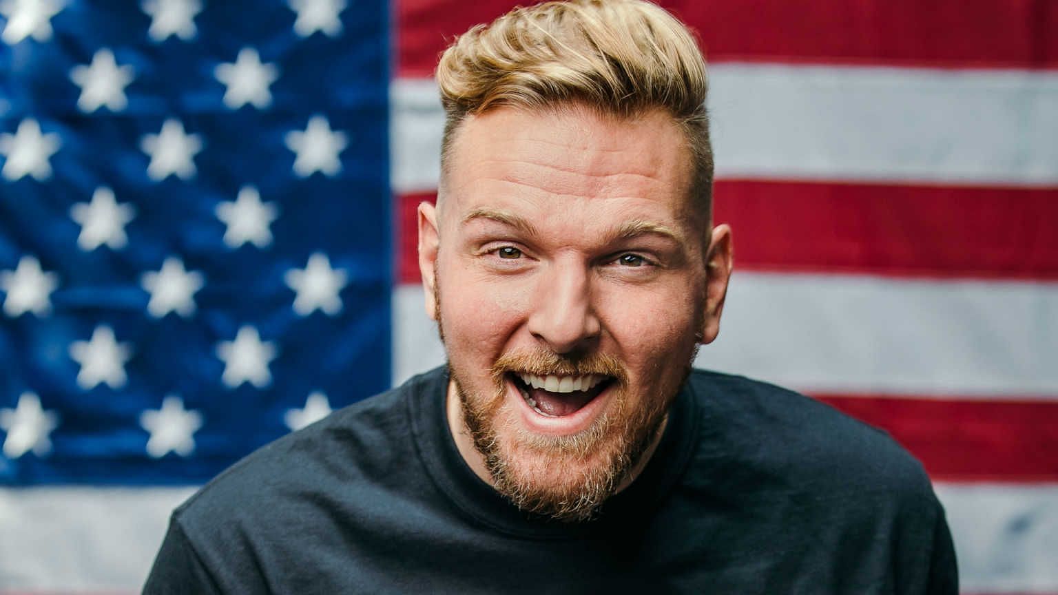 Pat McAfee, host of his own show and SmackDown color commentator. Source: DAZN