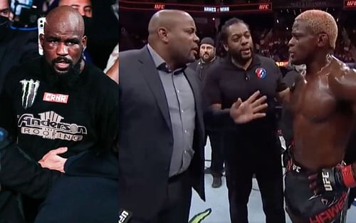 Corey Anderson defends Daniel Cormier [Images via @coreya_mma on Instagram & @MMAFighting.com on Twitter]