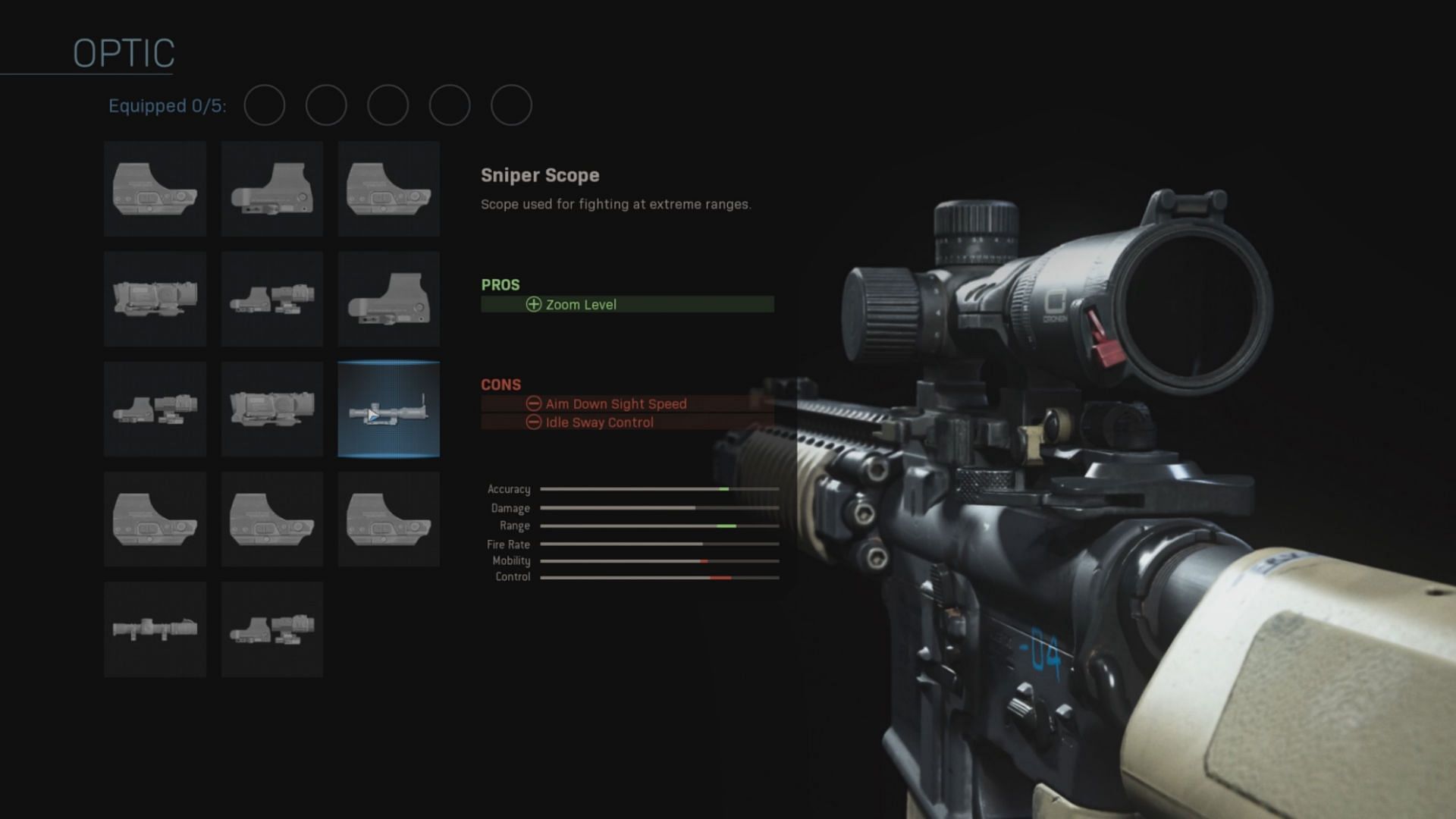 Customizing attachments in MW 2019 (Image via Activision)