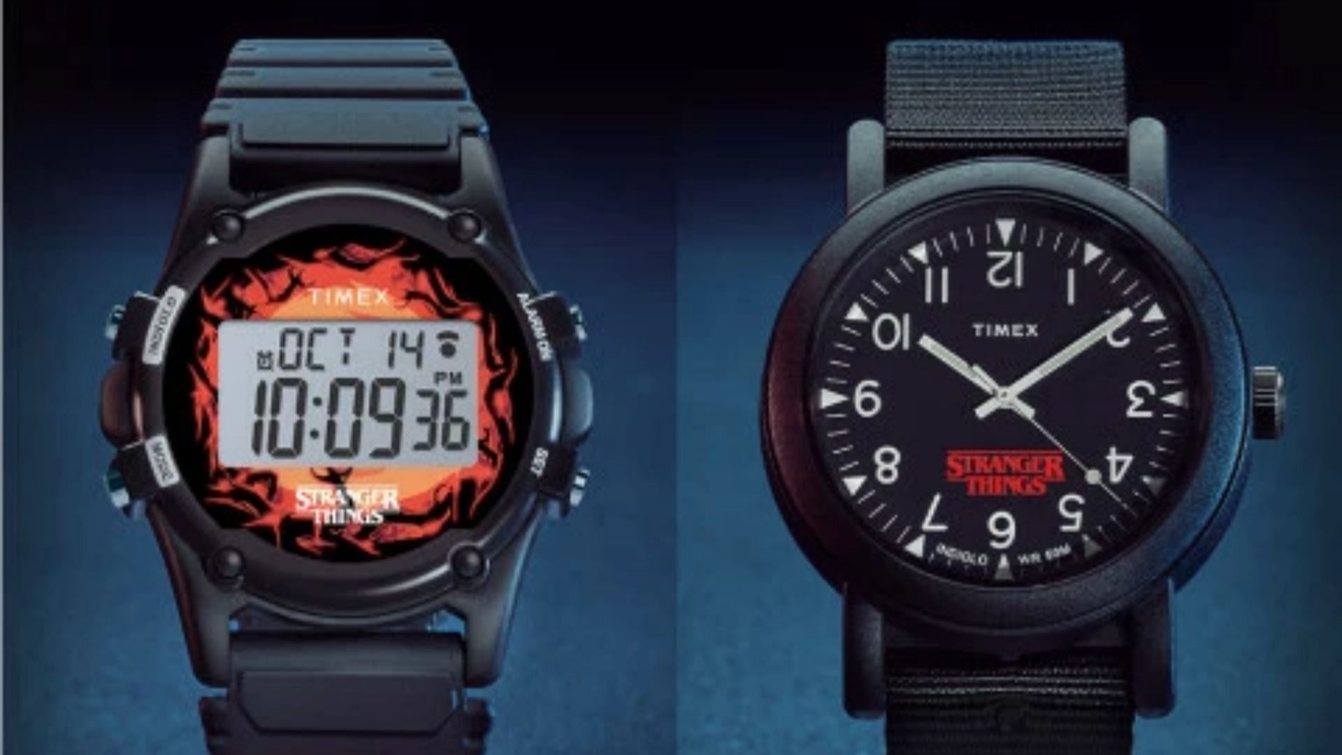 Timex x Netflix Stranger Things limited-edition watch collection (Image via Timex)