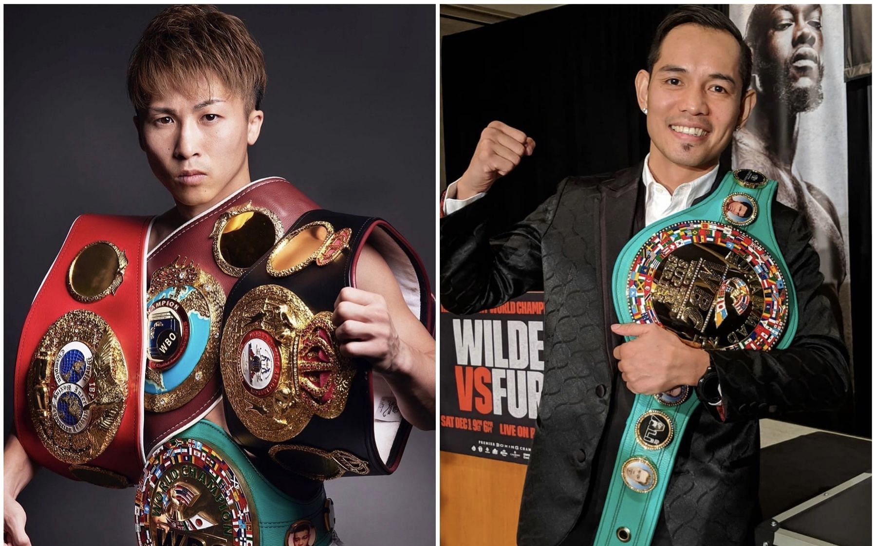 Naoya Inoue (left), Nonito Donaire (right) [Images via @naoyainoue_410 and @nonitodonaire on Instagram]