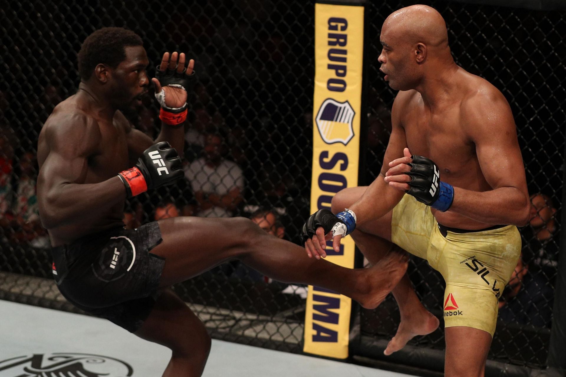 Jared Cannonier used leg kicks to defeat Anderson Silva when they fought