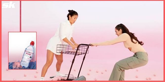 Watch: Emma Raducanu and Dua Lipa team up for Evian commercial ahead of 2022 Wimbledon Championships