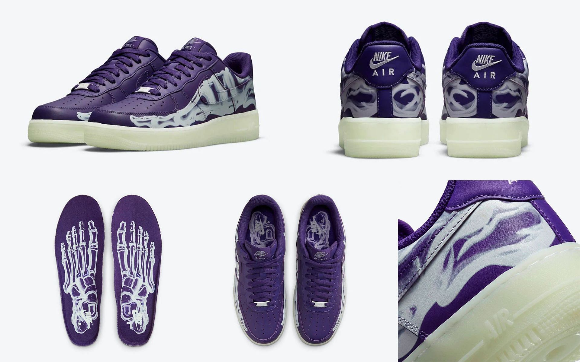 to buy Air Force 1 Purple Skeleton shoes? Release date, and more details explored